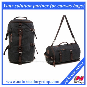 New Fashion Canvas Travel School Duffle Backpack Bag